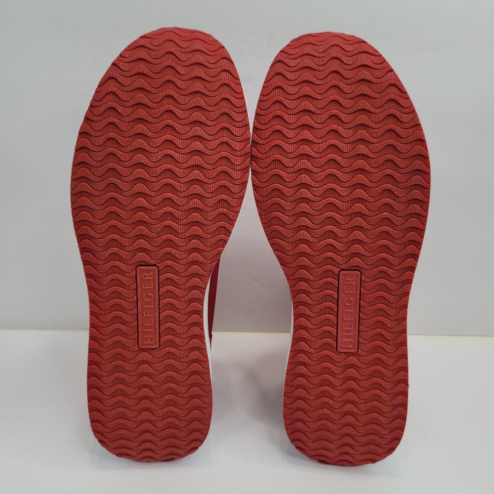 Tommy Hilfiger Slip On Knit High Top Women's Red Shoes TWRECO-R US Size 11M - Picture 7 of 8